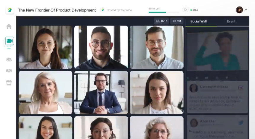 screenshot of Social Walls